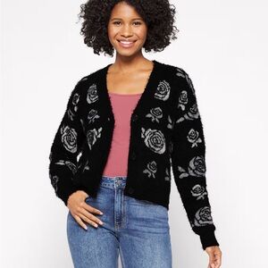 Edinson Fuzzy Cardigan EUC